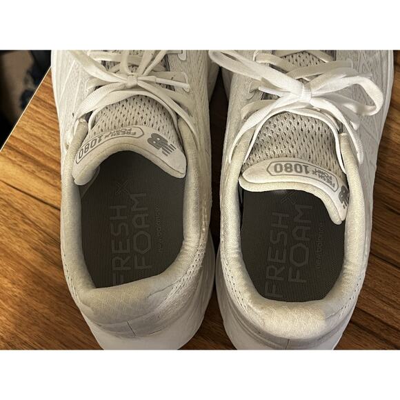 New Balance Fresh Foam x 1080v13 Womens Size 11B White Running Shoes Sneakers - Picture 7 of 9